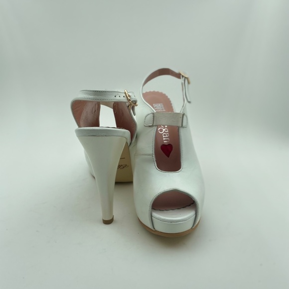 HANDMADE LEATHER WOMAN PLATFORM HEELS - Picture 8 of 12